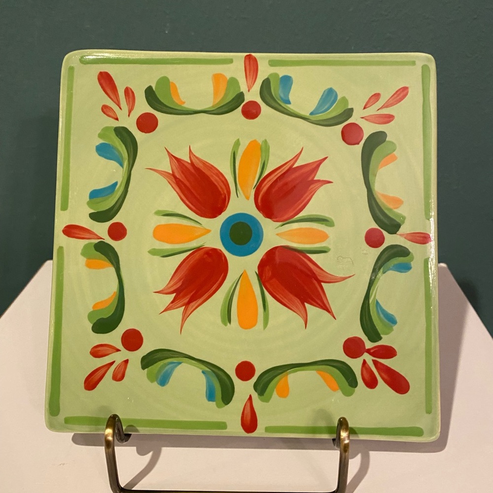 Southern Living at Home Provence Trivet Design Hand Painted